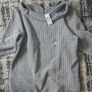 Ann Taylor Chic Geometric Patterned Top